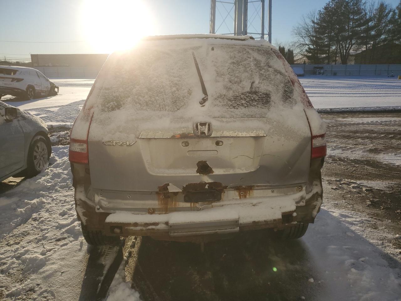 2007 Honda CR-V VIN JHLRE48567C085678 Copart auction photo, rear end damage thumbnail 6