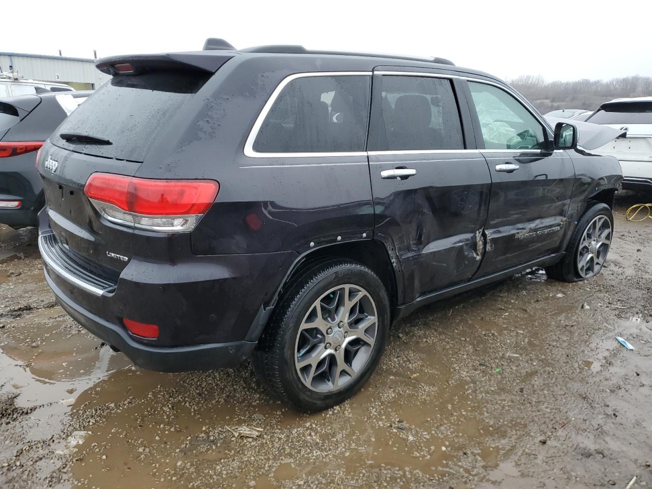 2019 Jeep Grand Cherokee VIN 1C4RJFBG4KC815658 Copart auction photo, side / front end damage thumbnail 3