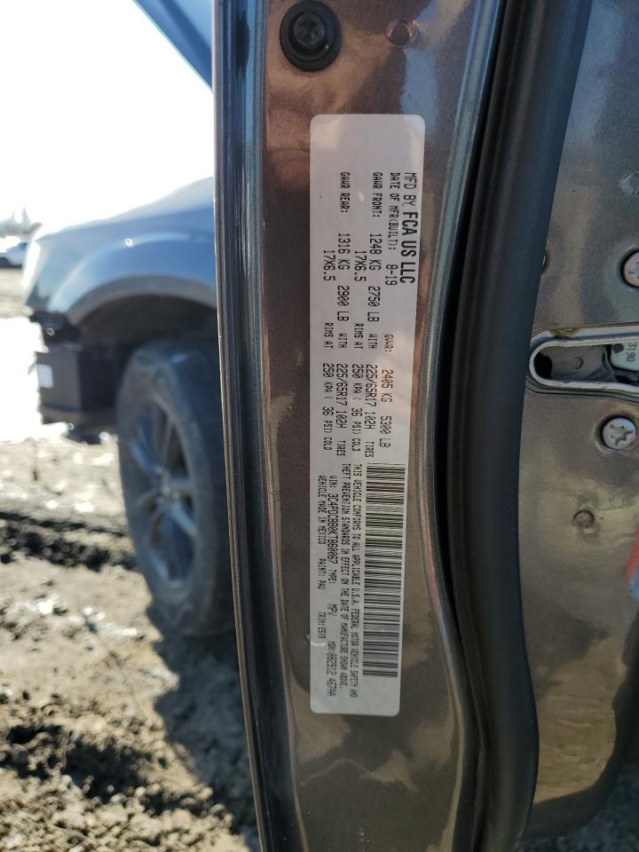 2019 Dodge Journey VIN 3C4PDCBB0KT860067 Copart auction photo, all over damage thumbnail 15