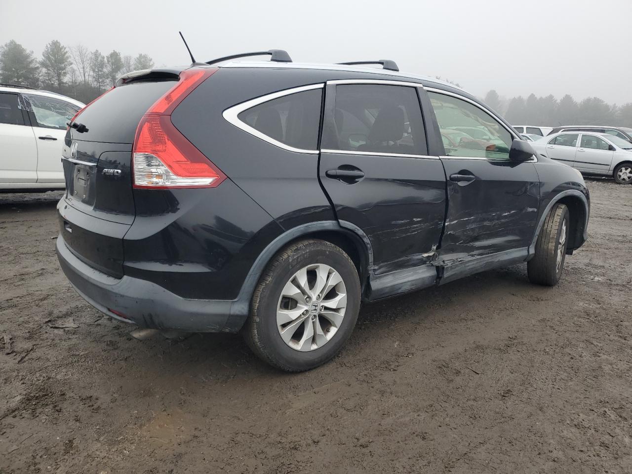 2012 Honda CR-V VIN JHLRM4H7XCC027717 Copart auction photo, side / minor dent/scratches damage thumbnail 3