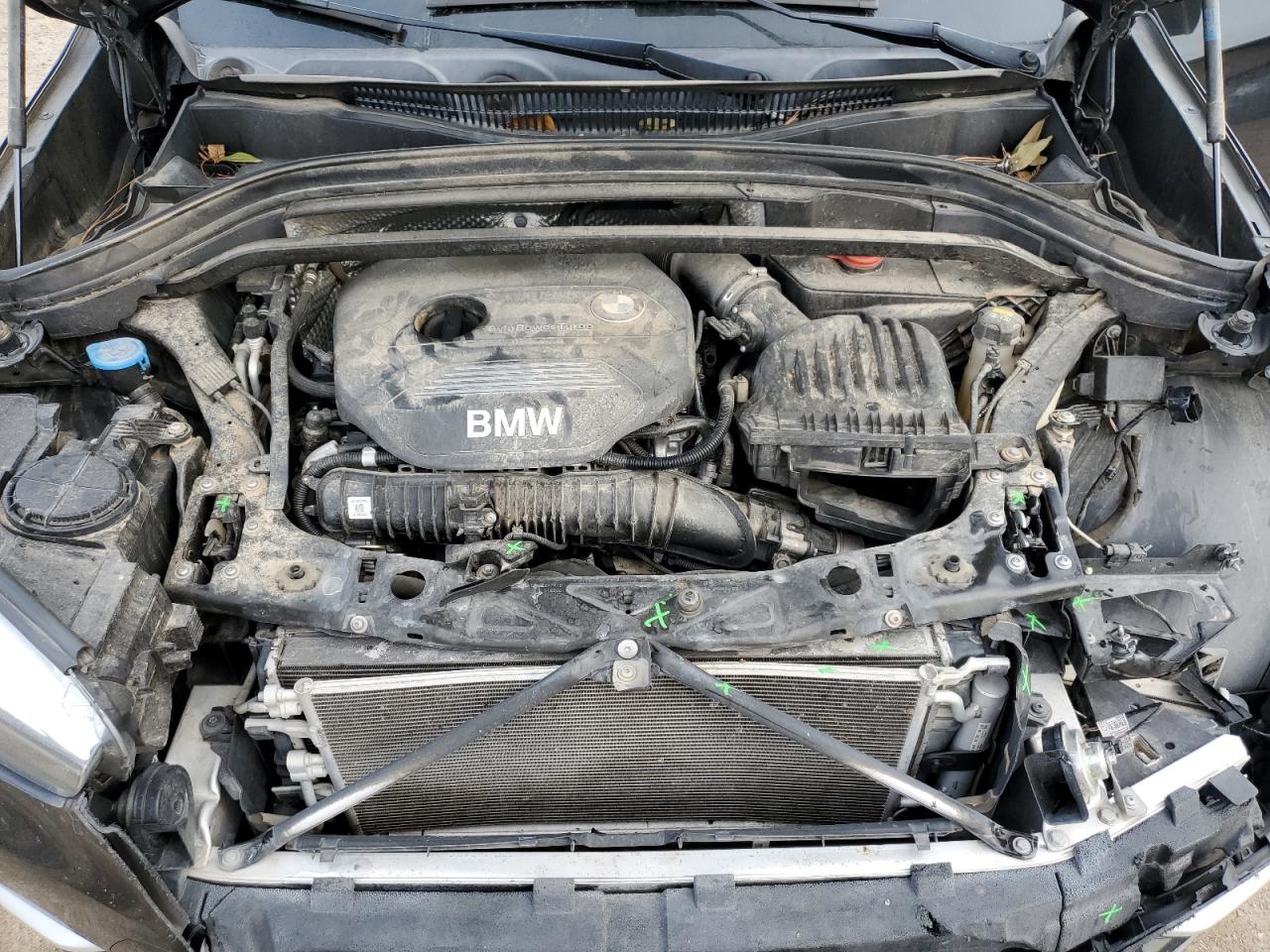 2016 BMW X1 VIN WBXHT3C33GP883114 Copart auction photo, front end damage thumbnail 12
