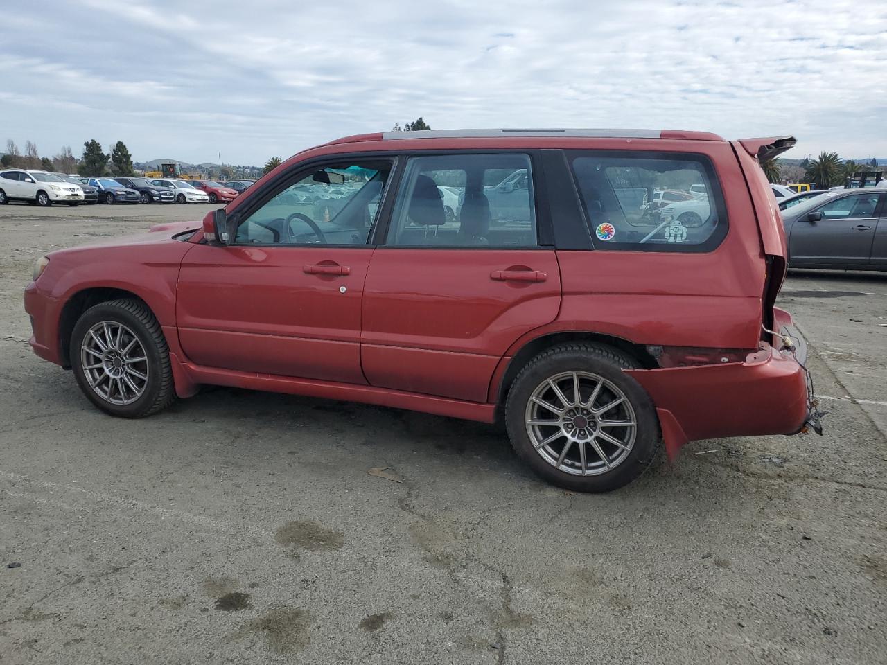 2008 Subaru Forester VIN JF1SG66648H715336 Copart auction photo, all over / rear end damage thumbnail 2