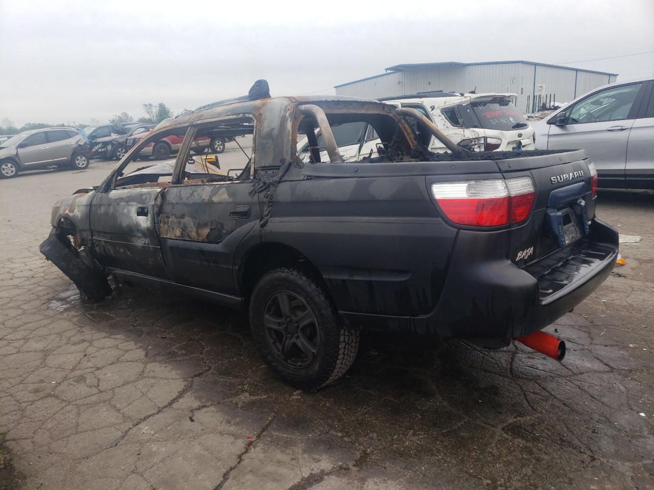2005 Subaru Baja VIN 4S4BT63C656101293 Copart auction photo, burn / missing/altered vin damage thumbnail 2