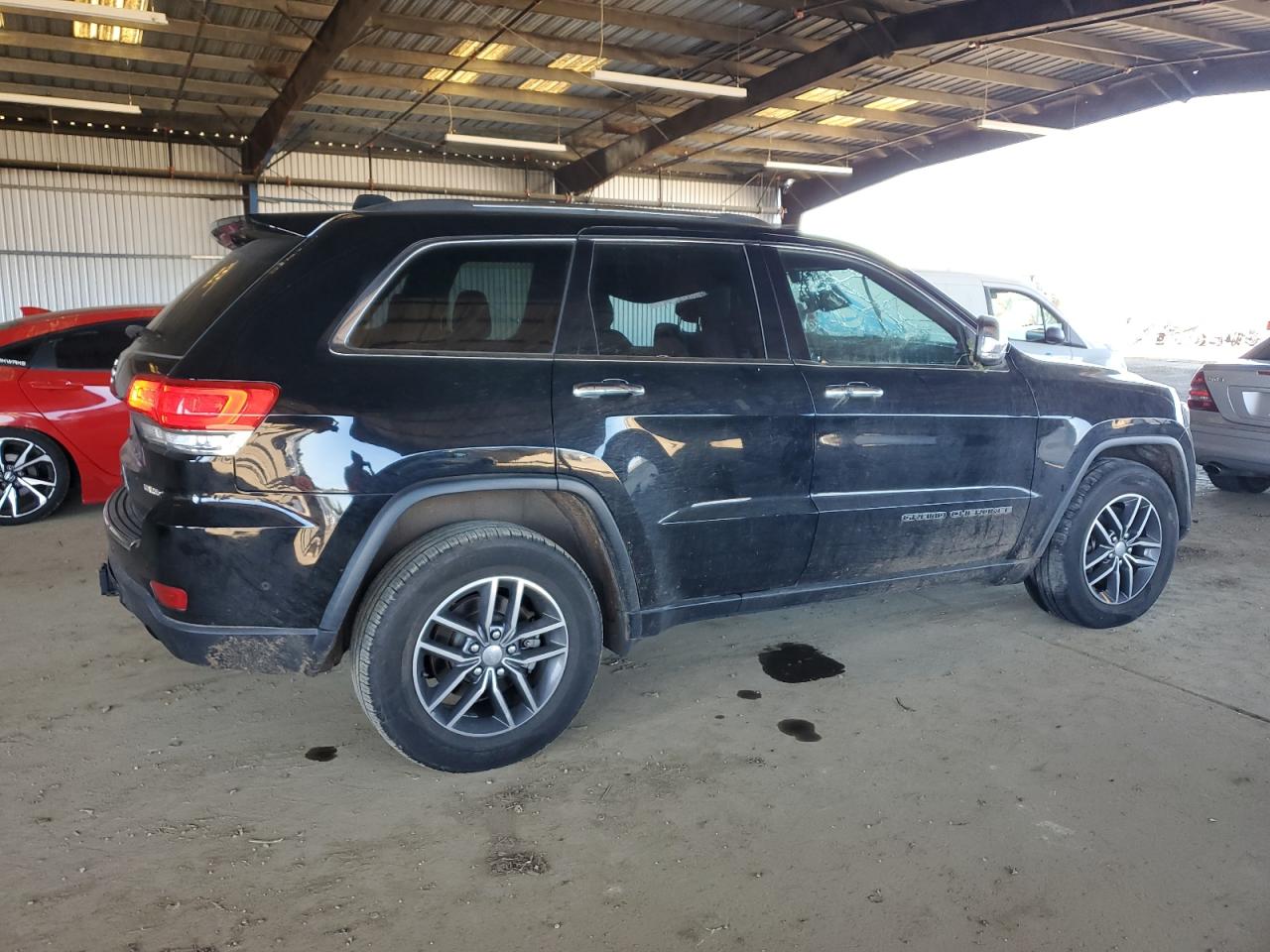 2018 Jeep Grand Cherokee VIN 1C4RJFBT5JC297233 Copart auction photo, top/roof damage thumbnail 3