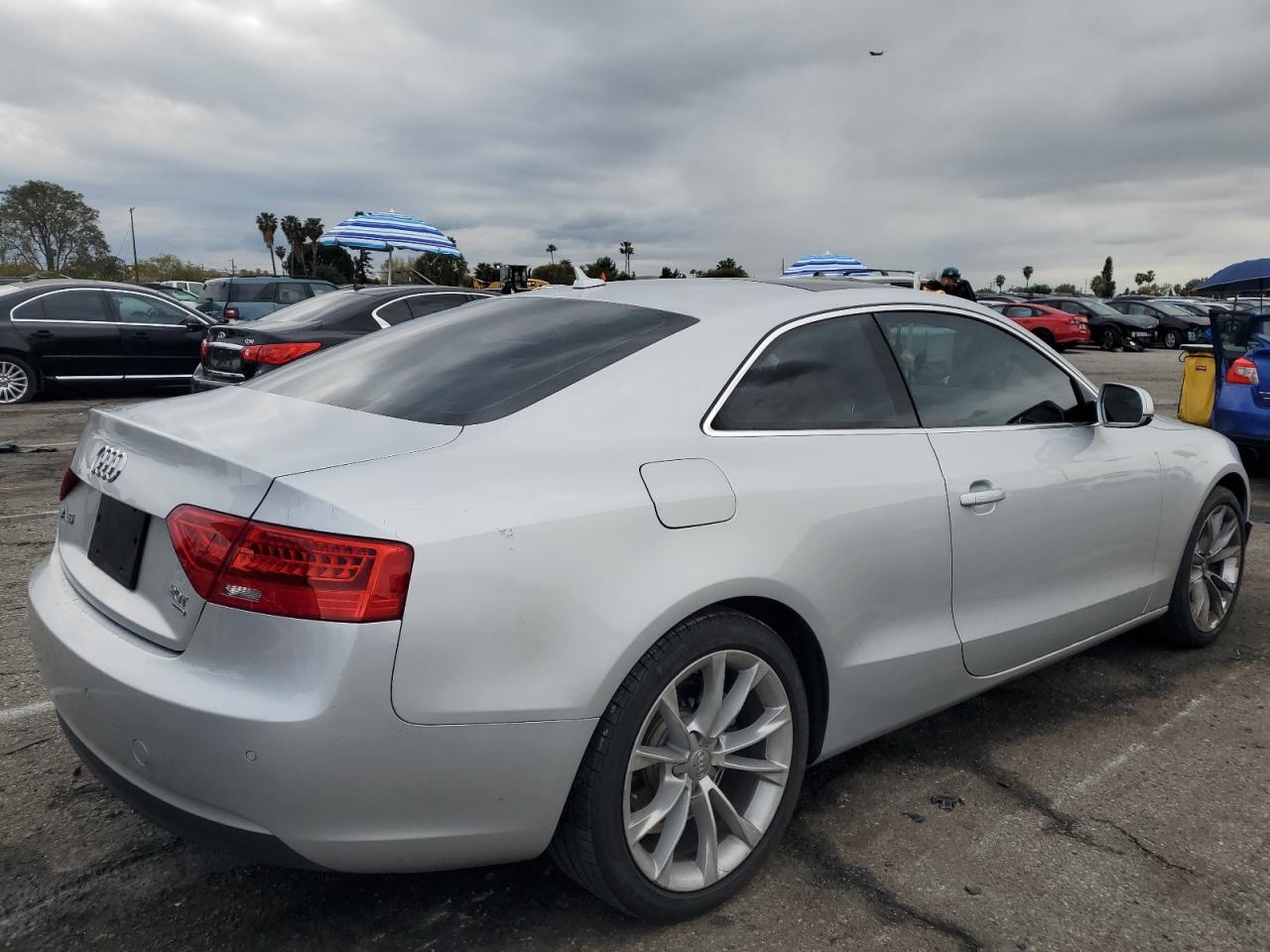 2013 Audi A5 VIN WAULFAFRXDA033978 Copart auction photo, rear end damage thumbnail 3