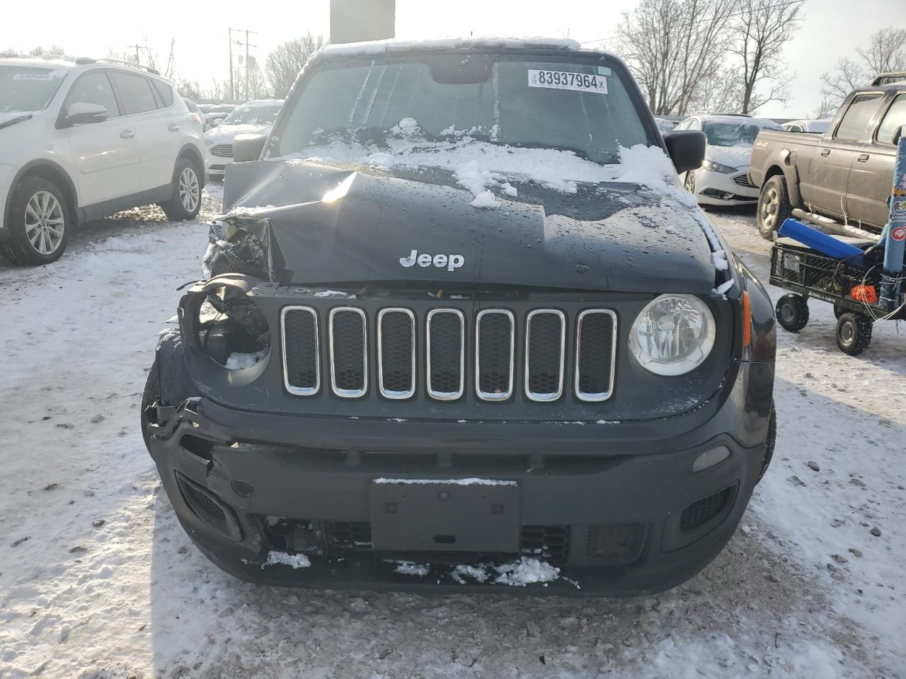 2015 Jeep Renegade VIN ZACCJAAT2FPC30506 Copart auction photo, front end / side damage thumbnail 5