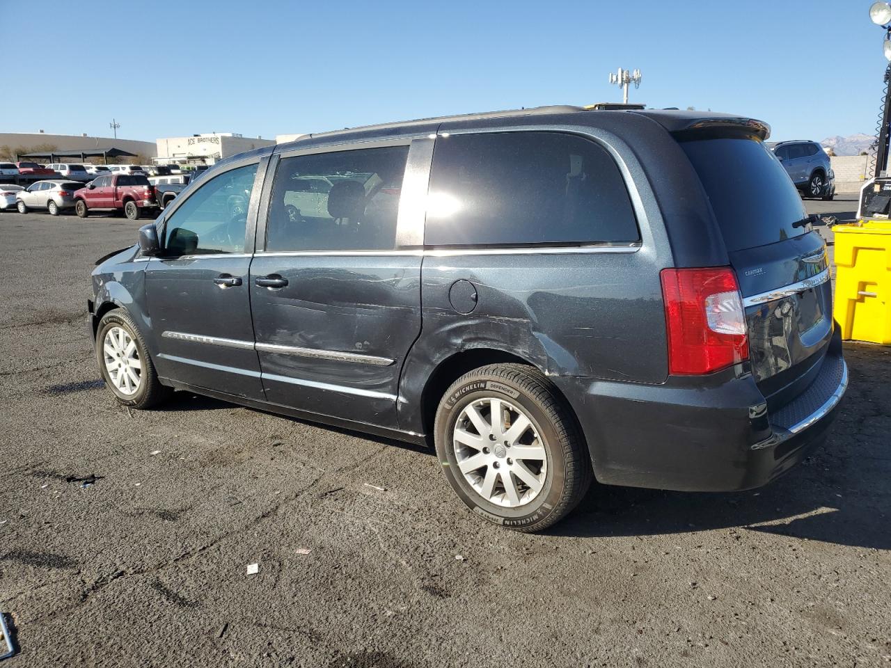 2014 Chrysler Town & Country VIN 2C4RC1BG9ER297829 Copart auction photo, front end / side damage thumbnail 2