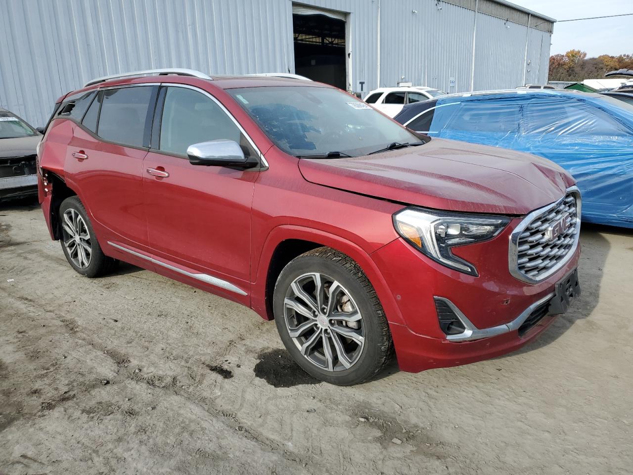 2019 GMC Terrain VIN 3GKALSEX7KL184540 Copart auction photo, rear end / front end damage thumbnail 4