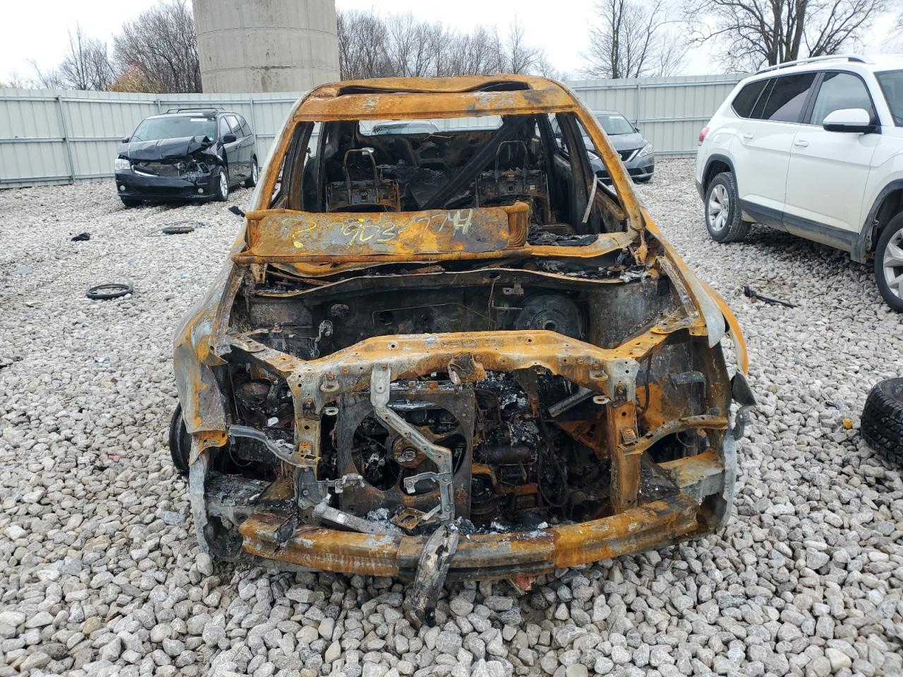 2009 Acura MDX VIN 2HNYD28619H505852 Copart auction photo, burn damage thumbnail 5