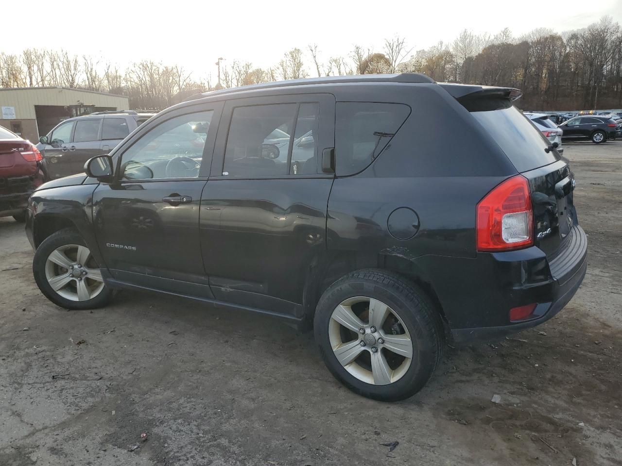 2013 Jeep Compass VIN 1C4NJDBB8DD131720 Copart auction photo, front end / side damage thumbnail 2