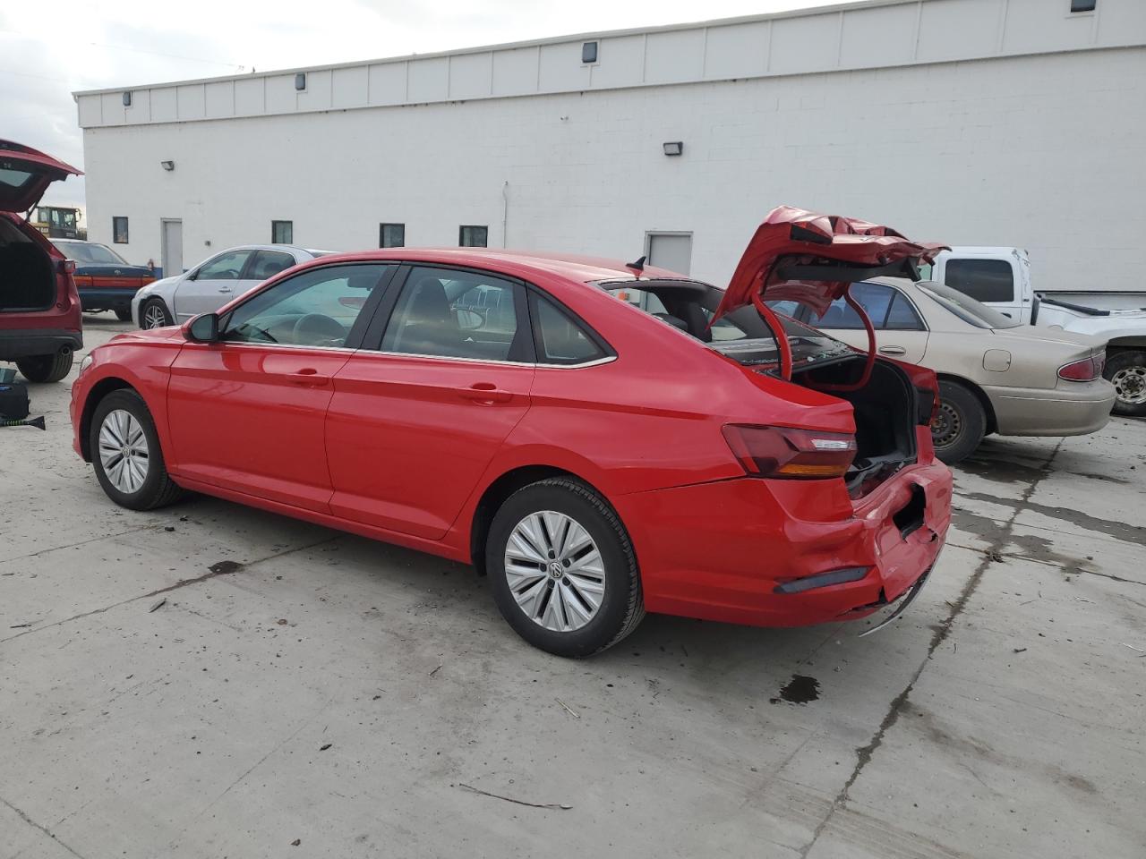 2019 Volkswagen Jetta VIN 3VWCB7BU4KM174036 Copart auction photo, rear end damage thumbnail 2