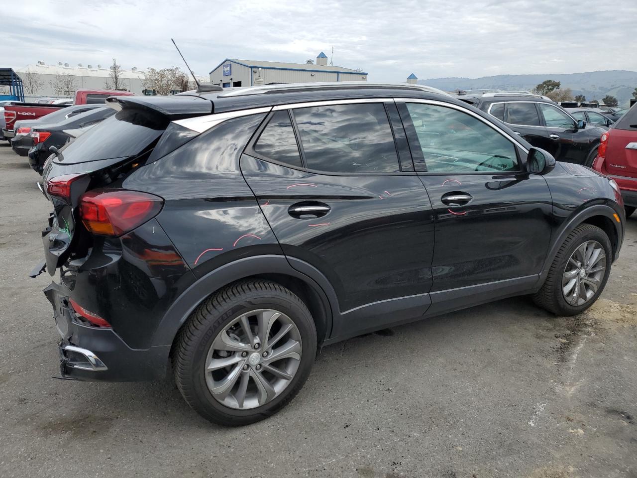 2022 Buick Encore VIN KL4MMFSLXNB065962 Copart auction photo, rear end damage thumbnail 3