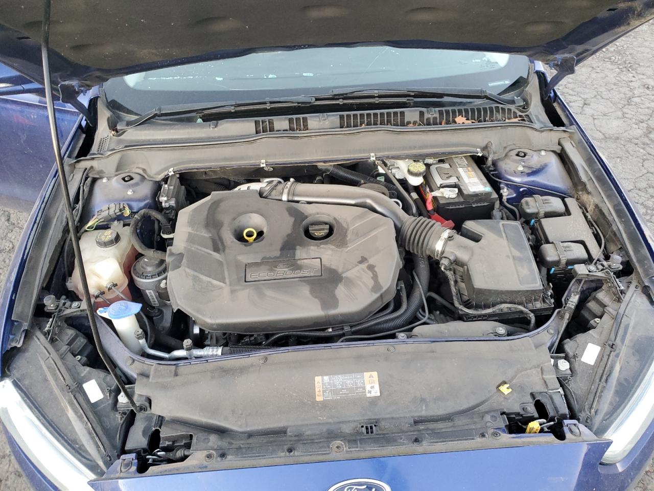 2014 Ford Fusion VIN 3FA6P0D97ER397279 Copart auction photo, side / front end damage thumbnail 12