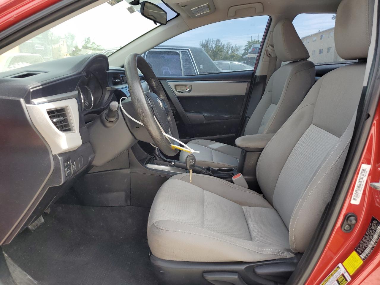 2015 Toyota Corolla VIN 5YFBURHE7FP352850 Copart auction photo, front end damage thumbnail 7
