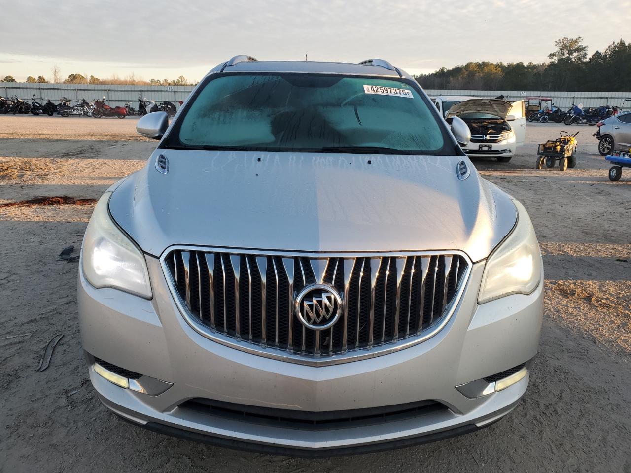 2014 Buick Enclave VIN 5GAKRBKD9EJ302397 Copart auction photo, rear end damage thumbnail 5