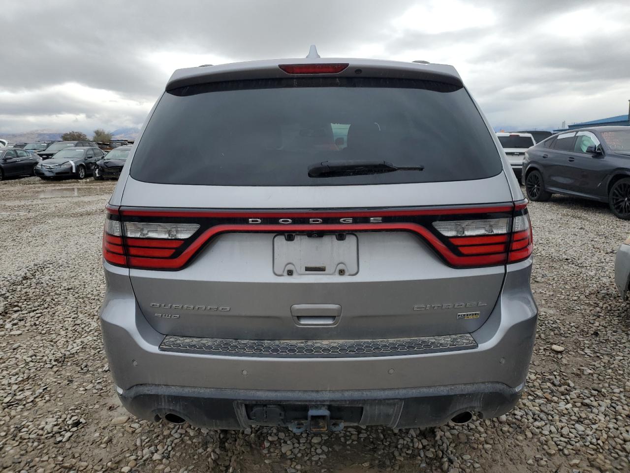2015 Dodge Durango VIN 1C4RDJEGXFC801467 Copart auction photo, side damage thumbnail 6