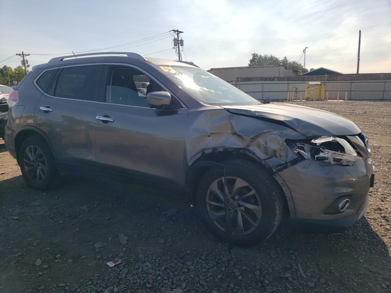 2016 Nissan Rogue VIN JN8AT2MV3GW142691 Copart auction photo, biohazard/chemical / front end damage thumbnail 4