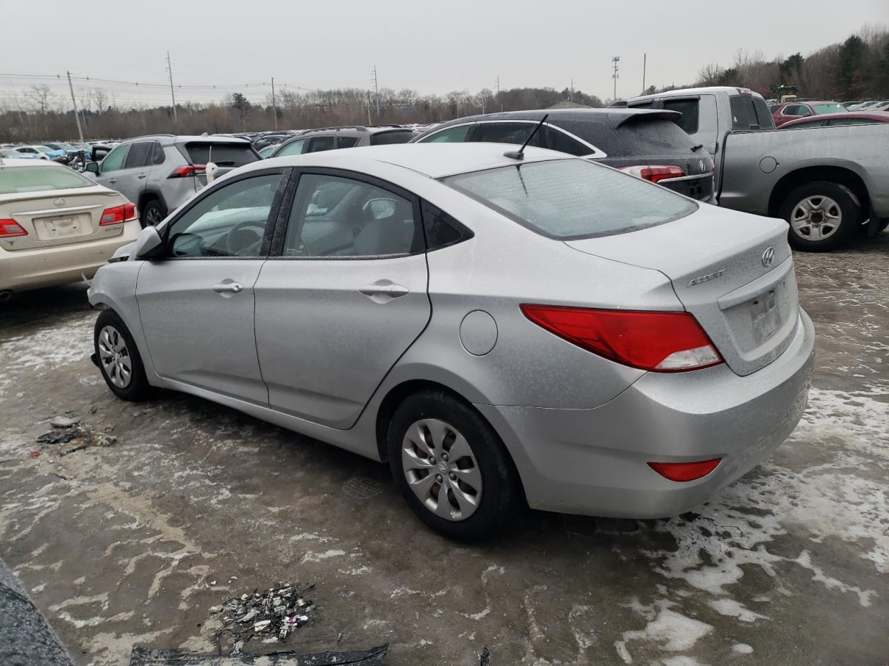 2016 Hyundai Accent VIN KMHCT4AE4GU948972 Copart auction photo, front end / minor dent/scratches damage thumbnail 2