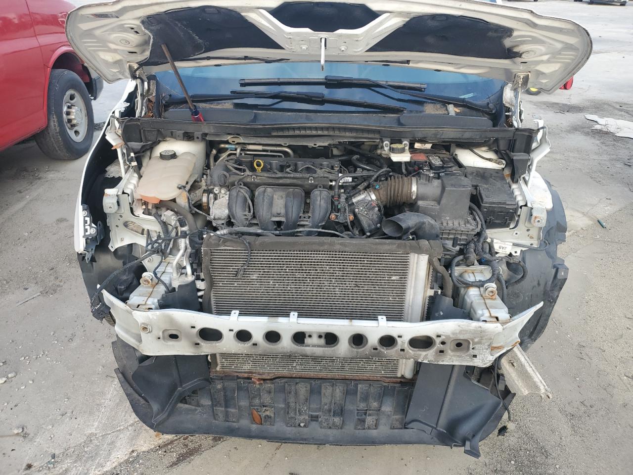 2015 Ford Transit VIN NM0GS9F74F1178172 Copart auction photo, front end / side damage thumbnail 12