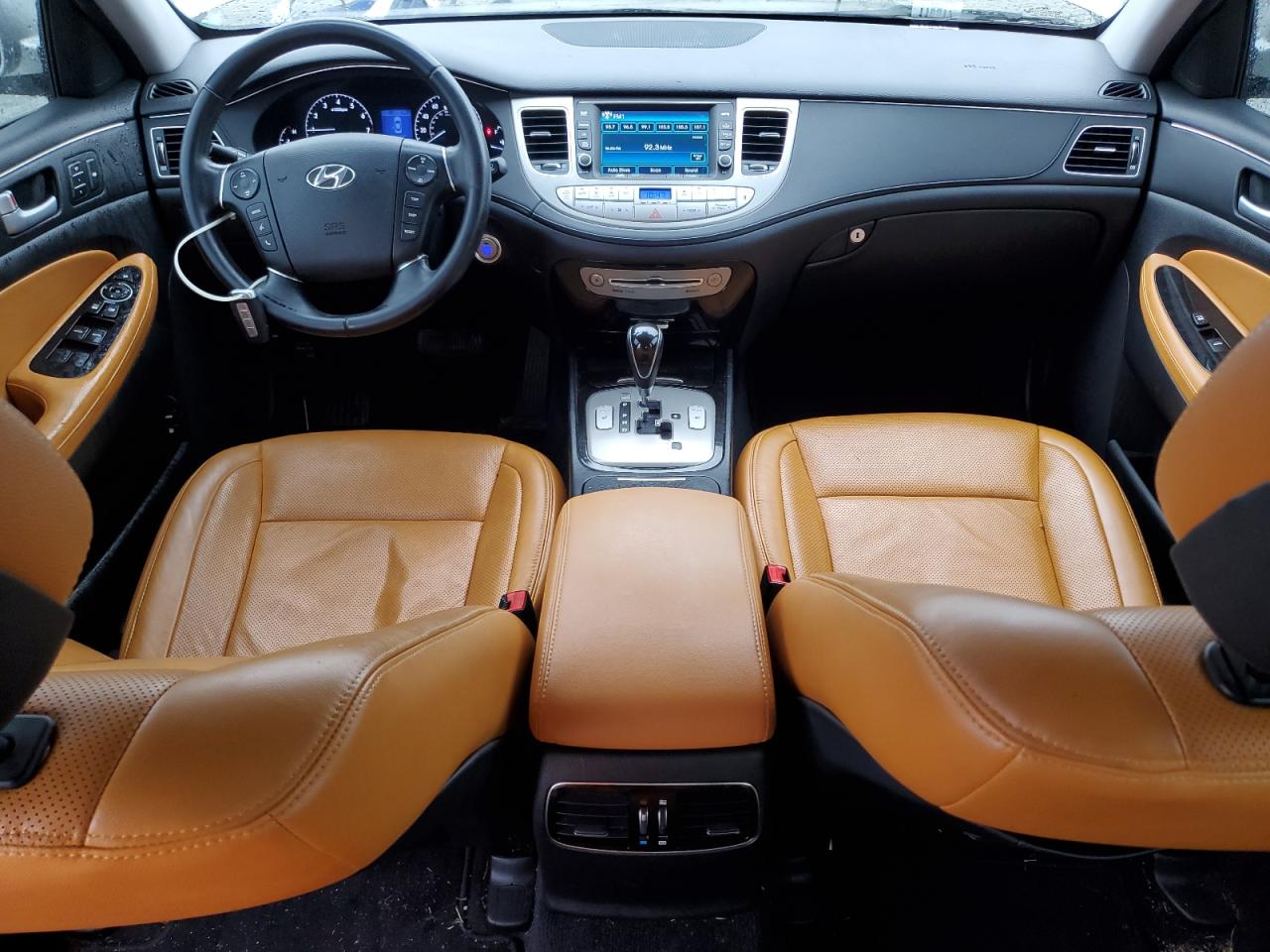 2013 Hyundai Genesis VIN KMHGC4DD9DU254634 Copart auction photo, mechanical damage thumbnail 8