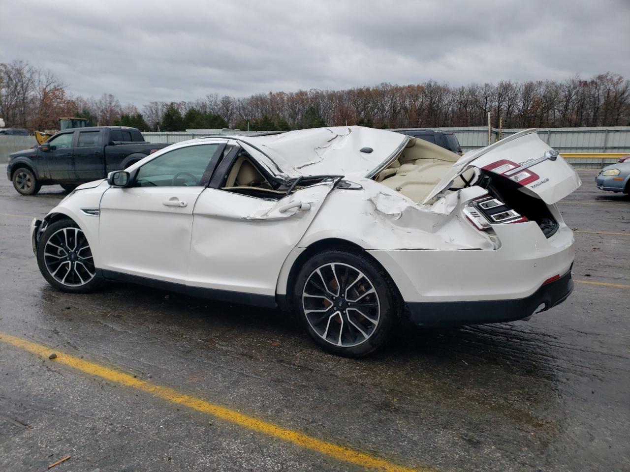 2017 Ford Taurus VIN 1FAHP2E84HG127433 Copart auction photo, all over damage thumbnail 2