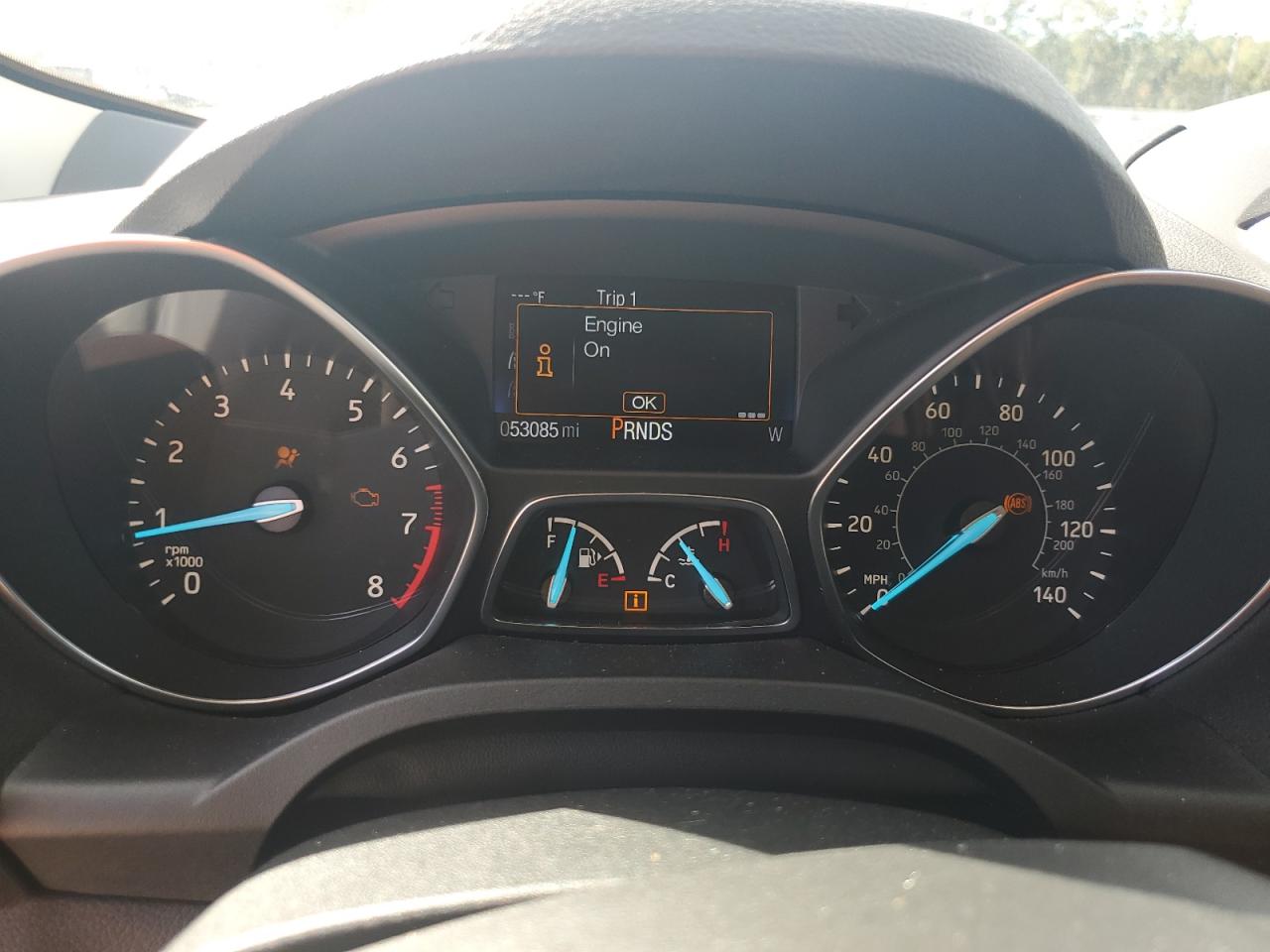 2017 Ford Escape VIN 1FMCU0J95HUE33005 Copart auction photo, front end damage thumbnail 9