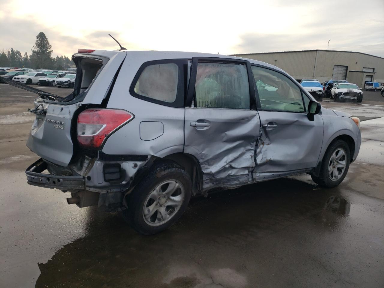 2015 Subaru Forester VIN JF2SJAAC4FG440180 Copart auction photo, all over damage thumbnail 3