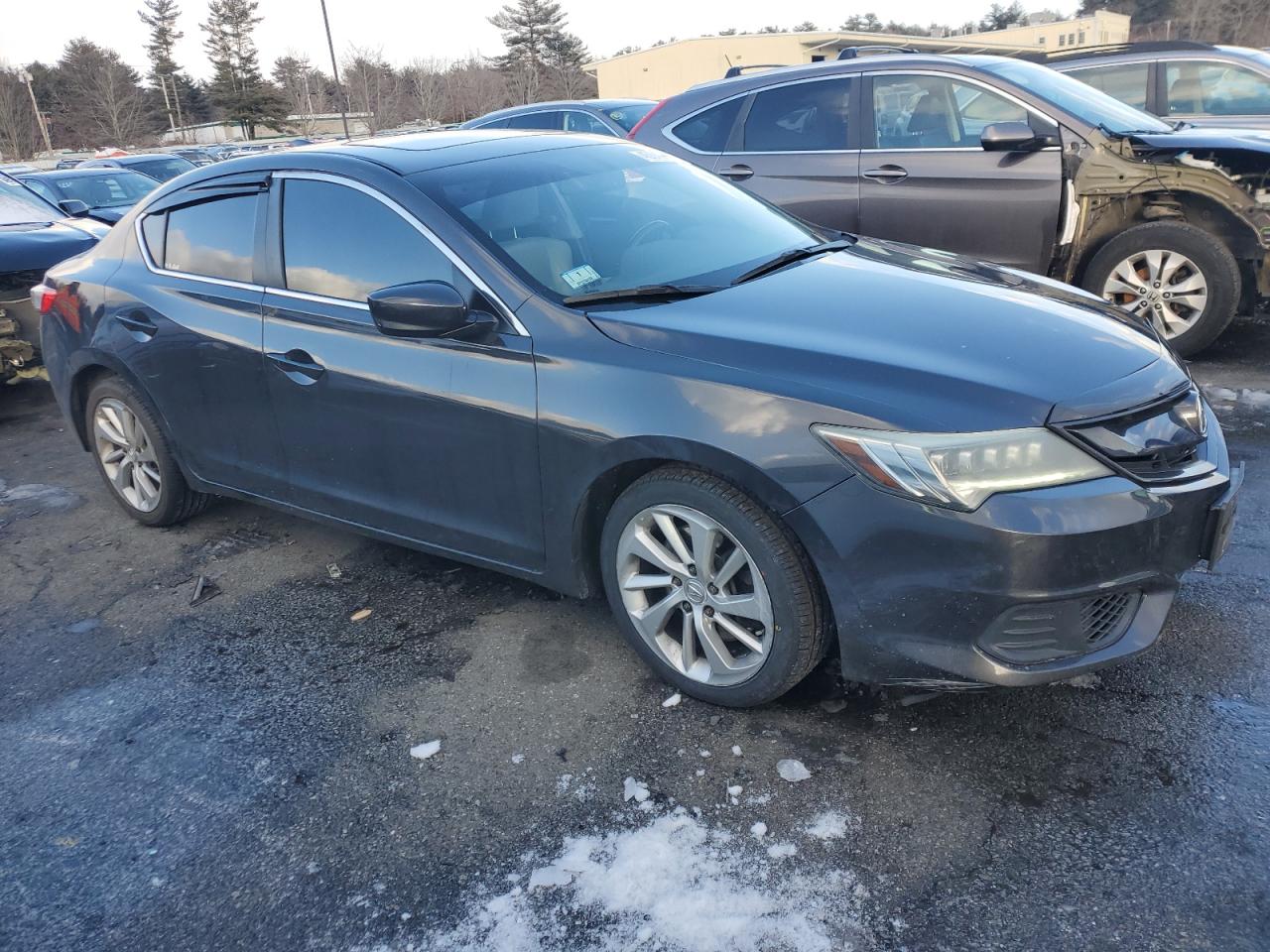 2016 Acura ILX VIN 19UDE2F7XGA000466 Copart auction photo, side damage thumbnail 4