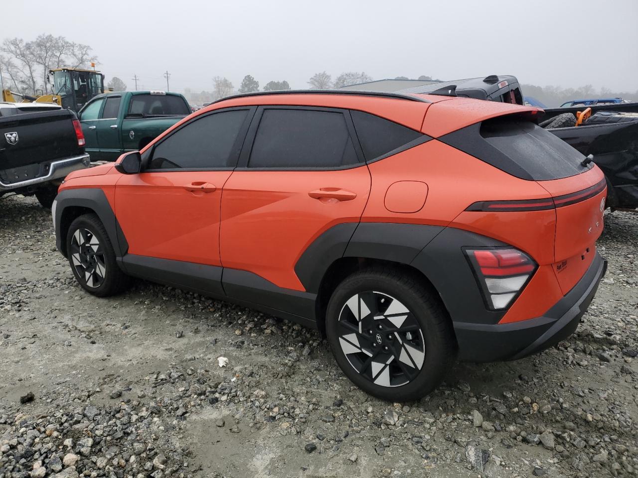 2024 Hyundai Kona VIN KM8HB3AB6RU172016 Copart auction photo, rear end / side damage thumbnail 2