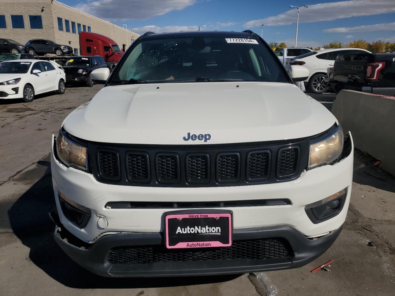 2018 Jeep Compass VIN 3C4NJDBB6JT484981 Copart auction photo, front end / rear end damage thumbnail 5
