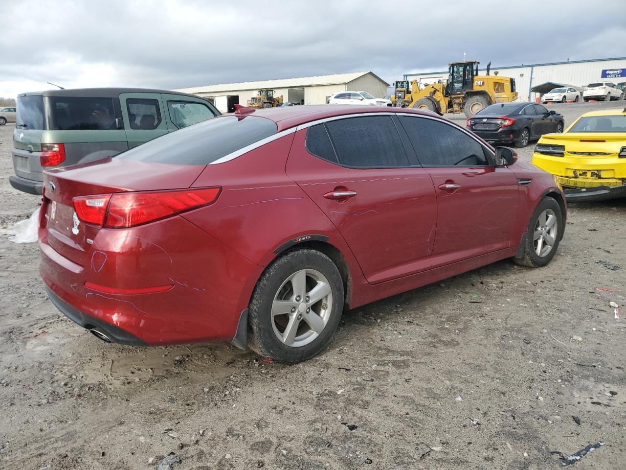 2014 KIA Optima VIN 5XXGM4A78EG285865 Copart auction photo, minor dent/scratches damage thumbnail 3