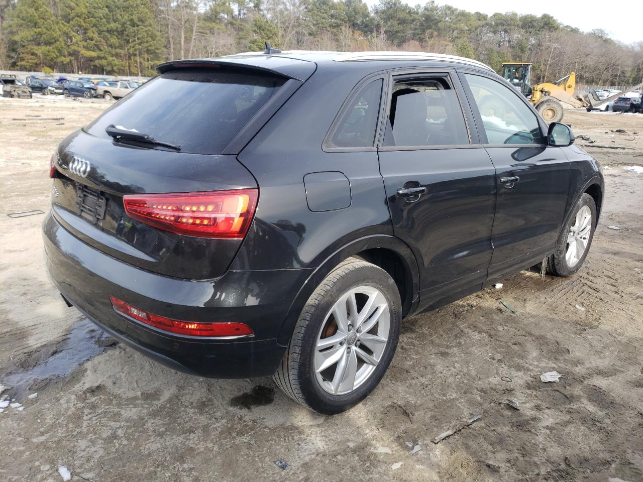 2017 Audi Q3 VIN WA1BCCFS1HR013853 Copart auction photo, undercarriage damage thumbnail 3