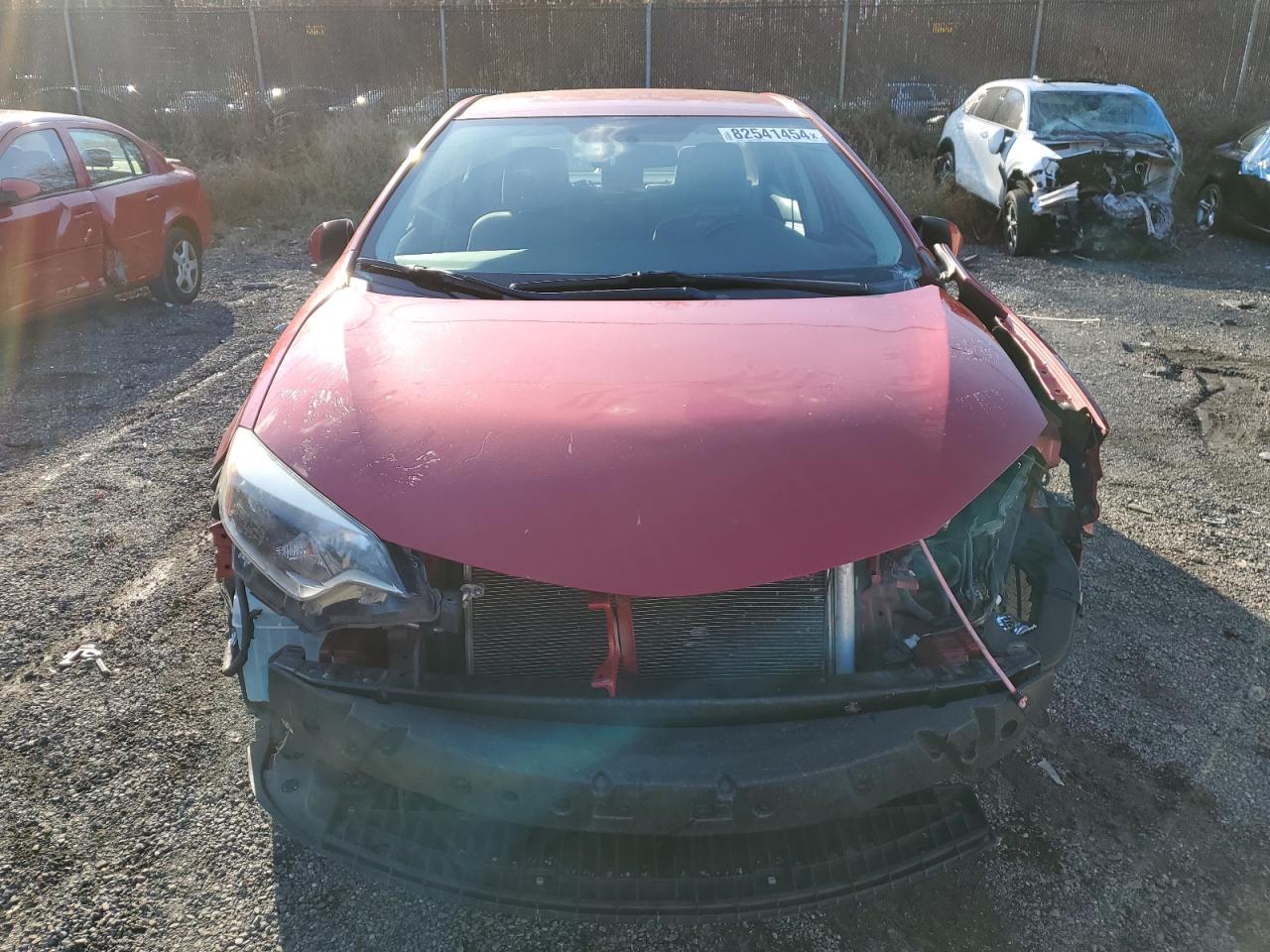 2014 Toyota Corolla VIN 2T1BURHE0EC002040 Copart auction photo, front end / side damage thumbnail 5