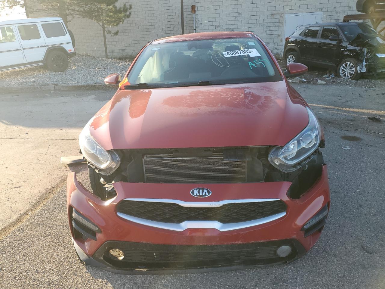 2021 KIA Forte VIN 3KPF24AD6ME267475 Copart auction photo, front end / side damage thumbnail 5