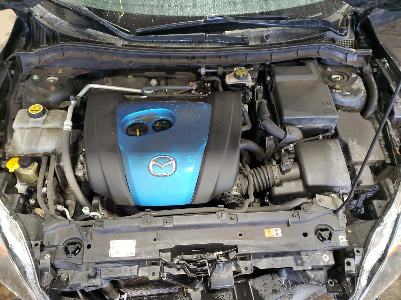2013 Mazda 3 VIN JM1BL1UP4D1813631 Copart auction photo, front end / rear end damage thumbnail 11