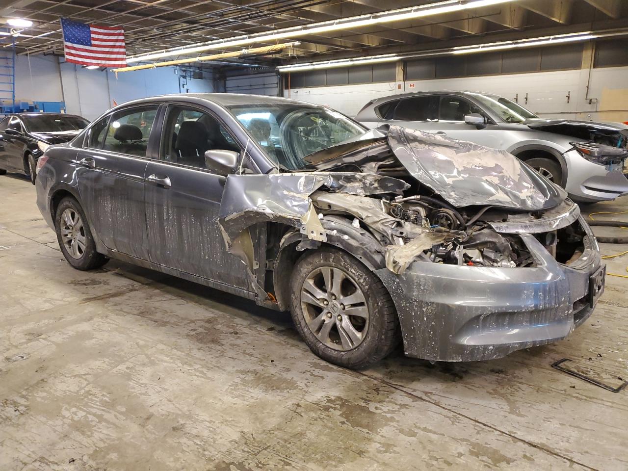 2011 Honda Accord VIN 1HGCP2F47BA089093 Copart auction photo, front end / side damage thumbnail 4