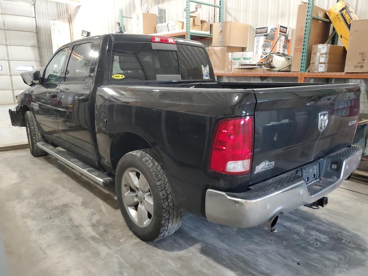 2019 RAM 1500 VIN 1C6RR7LTXKS570033 Copart auction photo, front end / rear end damage thumbnail 2