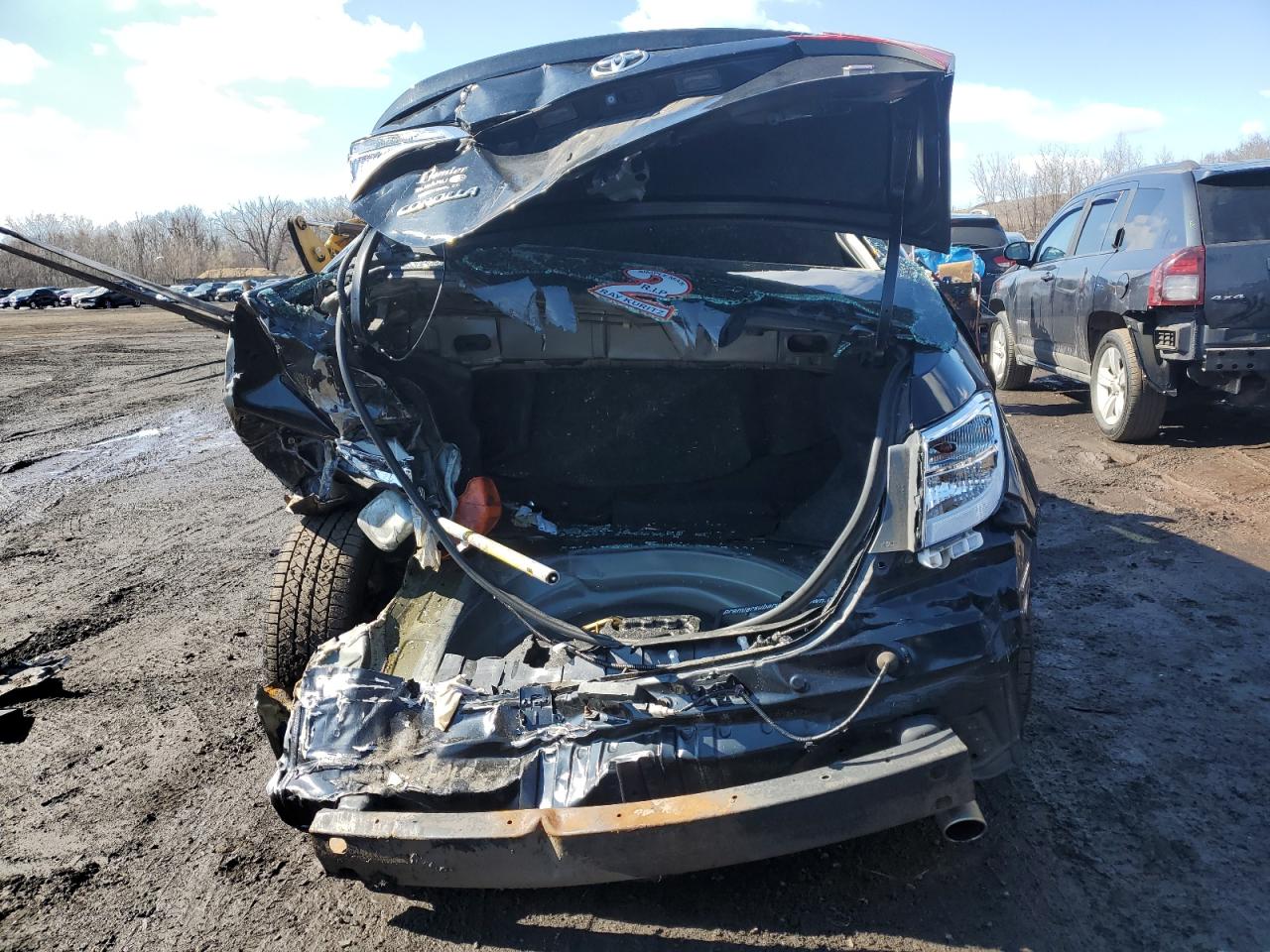 2014 Toyota Corolla VIN 2T1BURHE4EC167220 Copart auction photo, rear end / side damage thumbnail 6