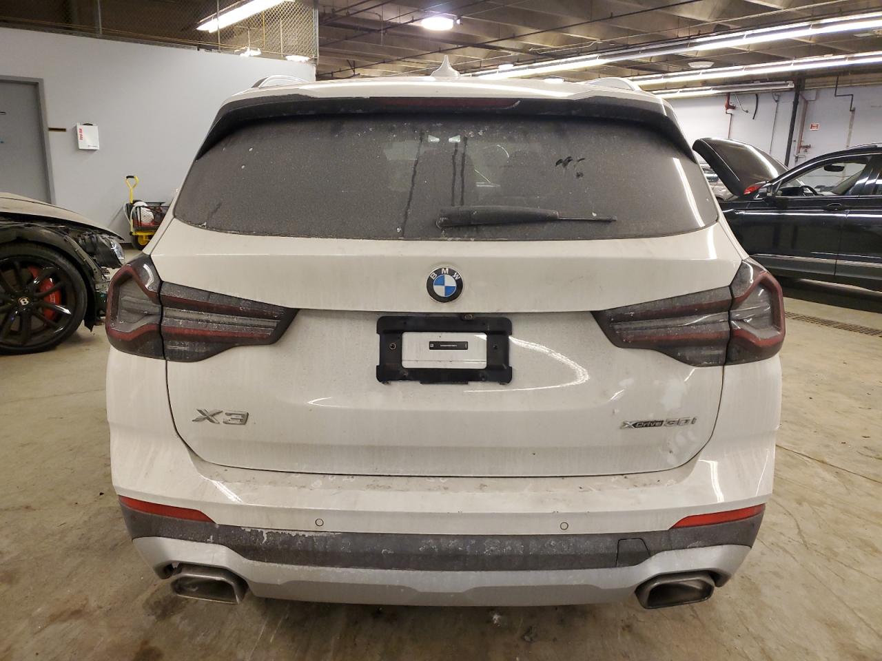 2024 BMW X3 VIN 5UX53DP06R9T66014 Copart auction photo, side / mechanical damage thumbnail 6