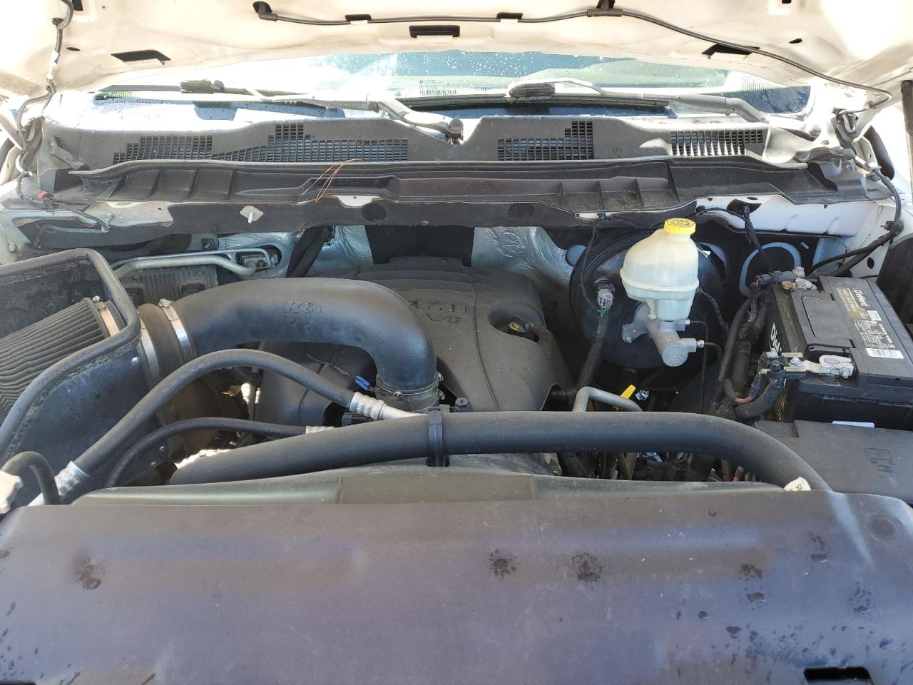 2013 RAM 1500 VIN 1C6RR7NT3DS670295 Copart auction photo, front end damage thumbnail 11