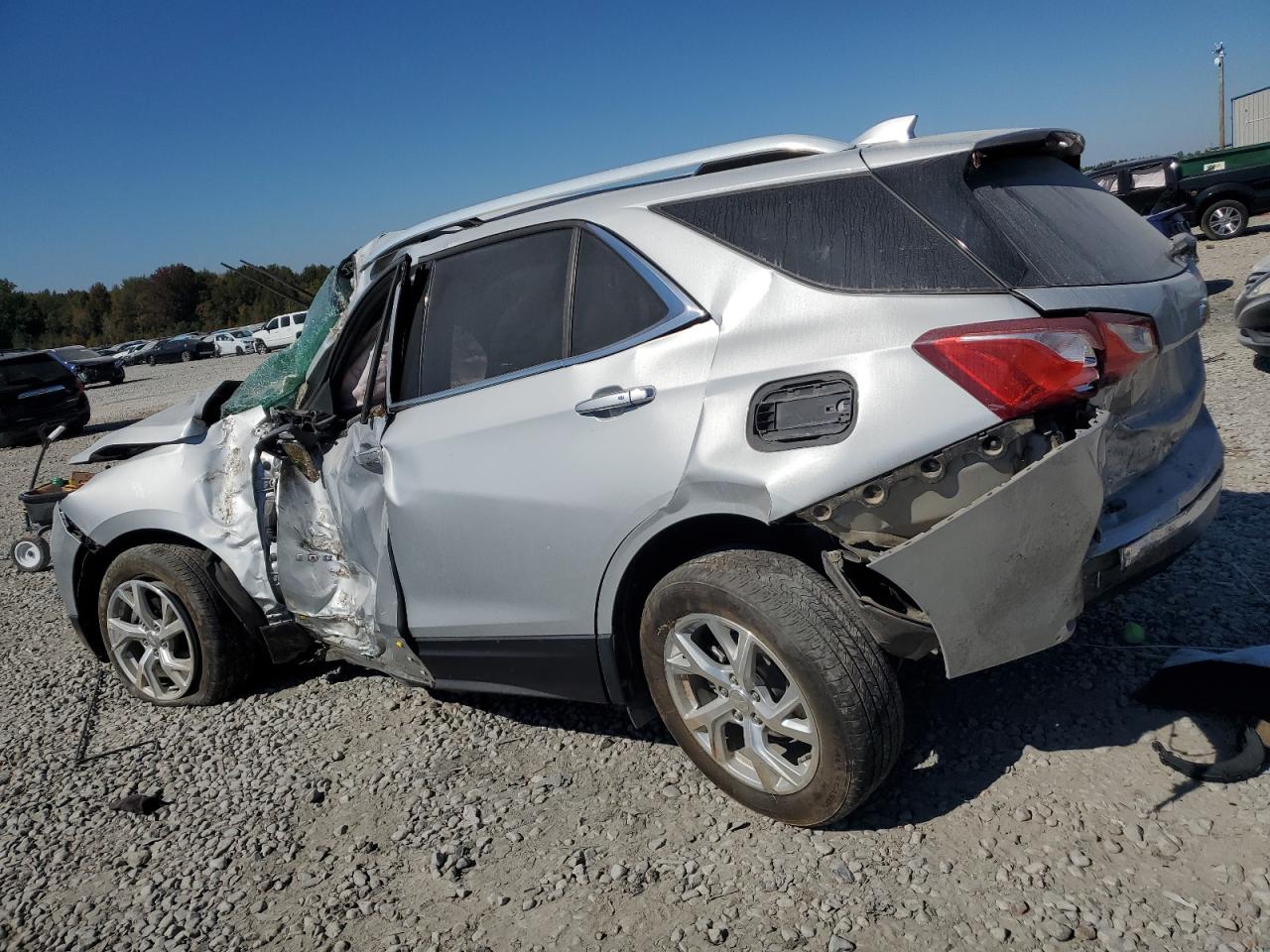 2018 Chevrolet Equinox VIN 3GNAXMEV9JL113128 Copart auction photo, all over damage thumbnail 2