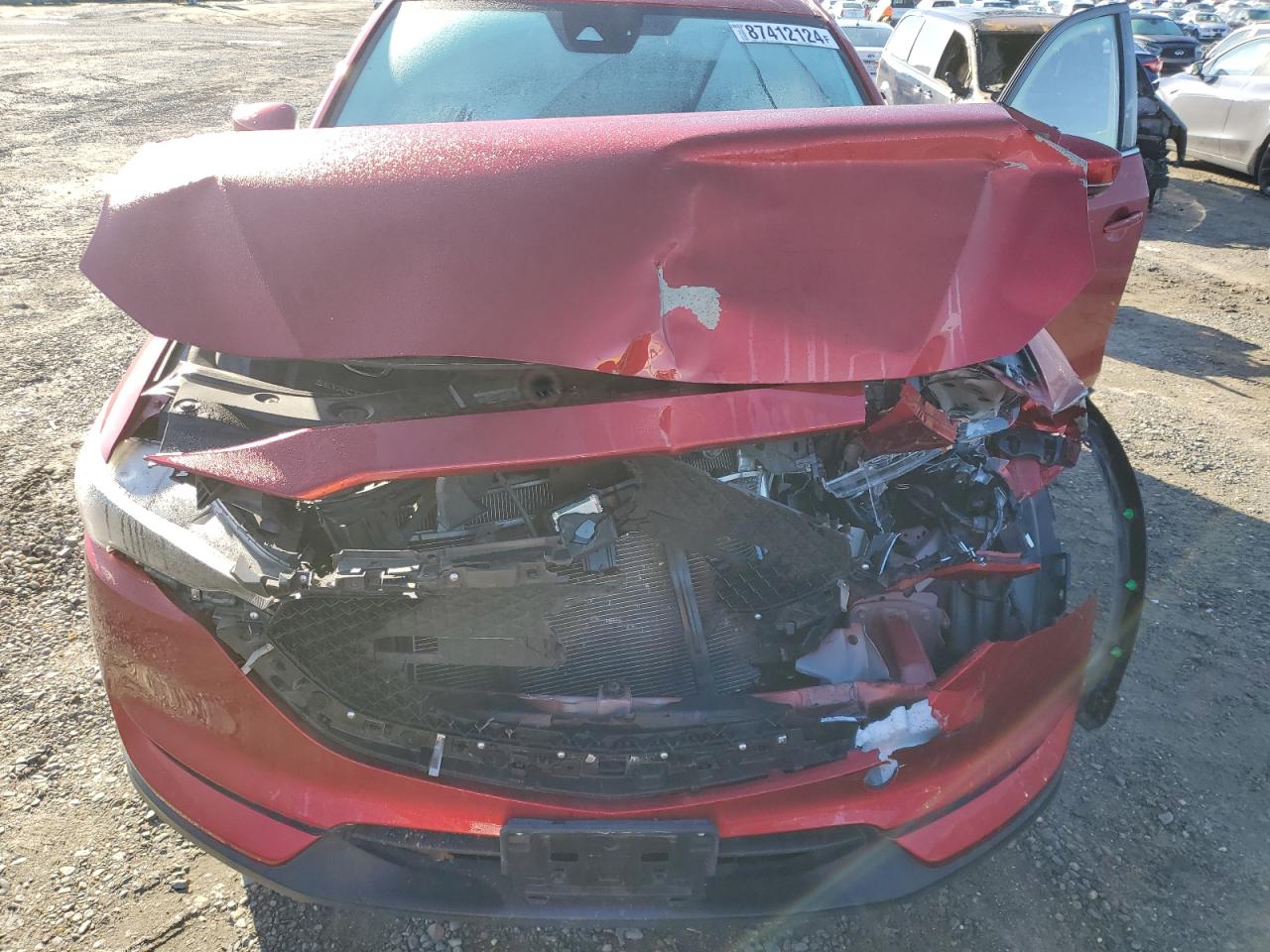 2020 Mazda CX-5 VIN JM3KFBDM2L0791773 Copart auction photo, front end damage thumbnail 11
