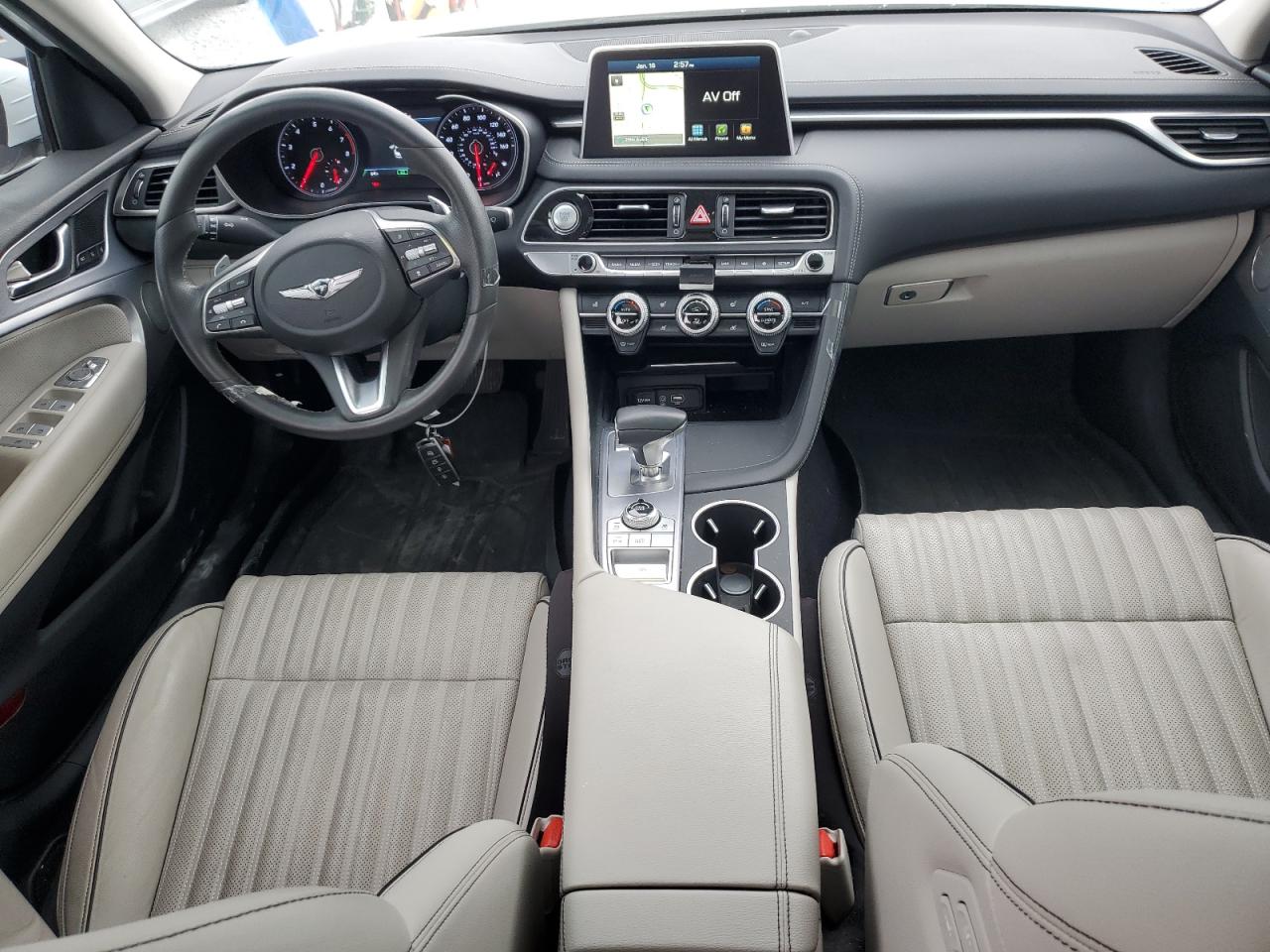 2019 Genesis G70 VIN KMTG34LA4KU042623 Copart auction photo, all over damage thumbnail 8