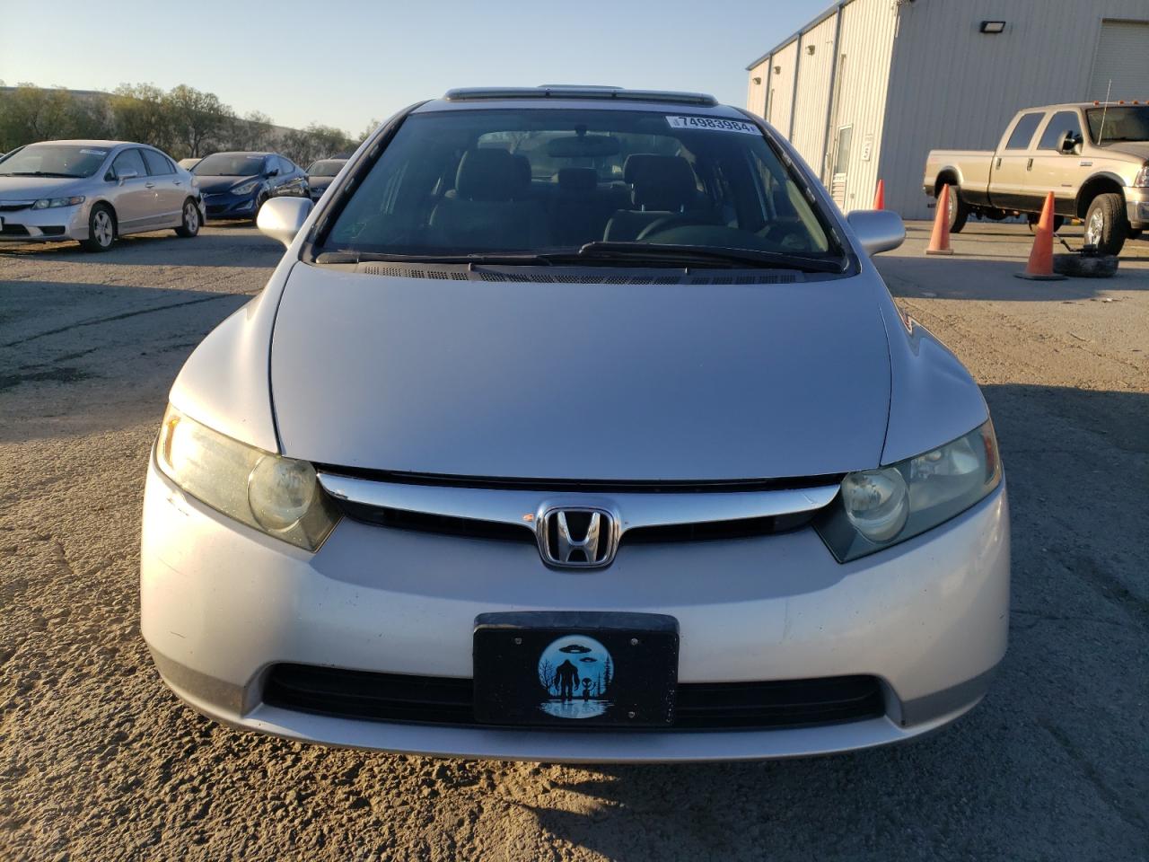2006 Honda Civic VIN 1HGFA16896L035655 Copart auction photo, rear end damage thumbnail 5
