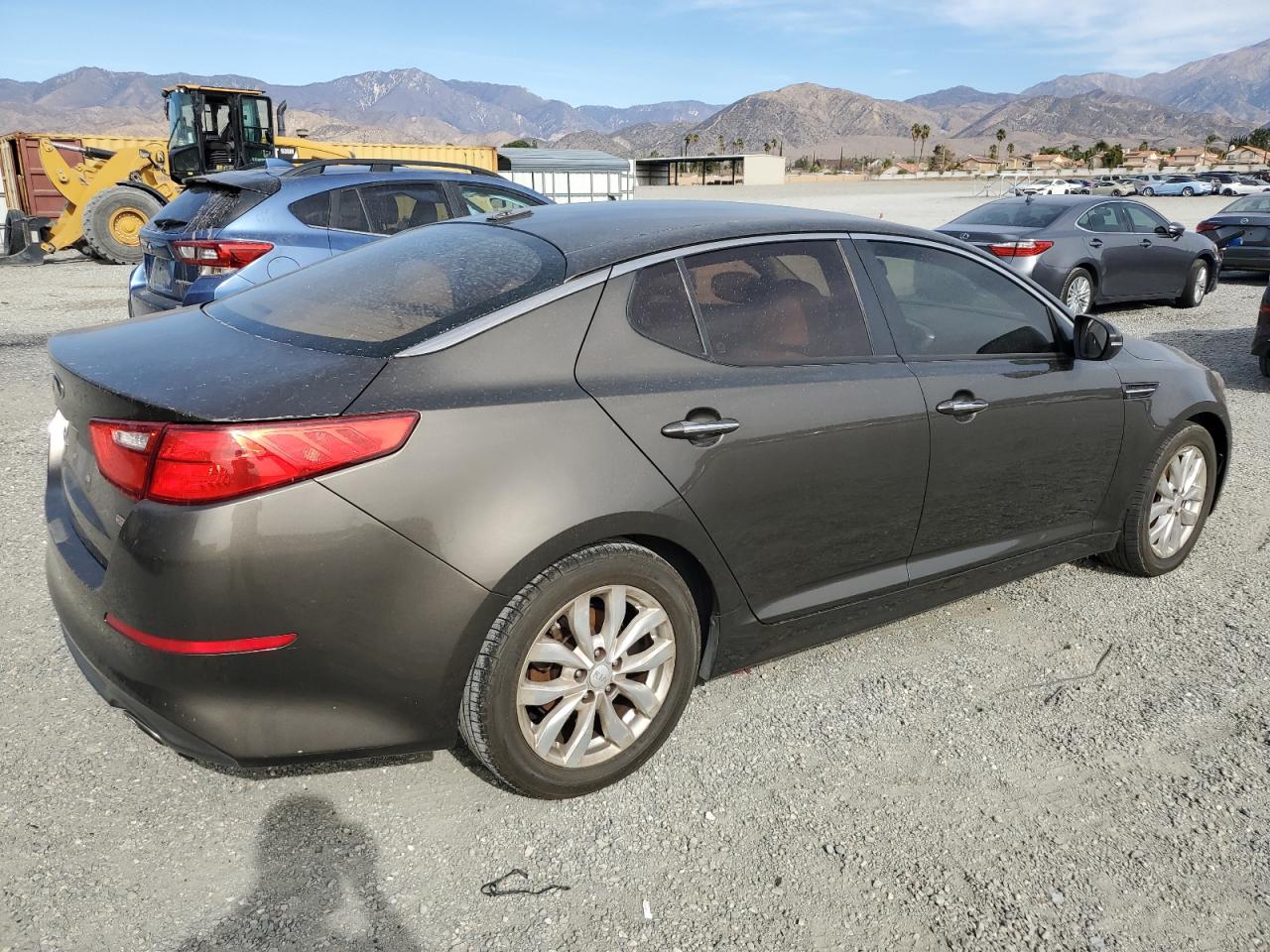 2015 KIA Optima VIN 5XXGM4A71FG356972 Copart auction photo, mechanical damage thumbnail 3