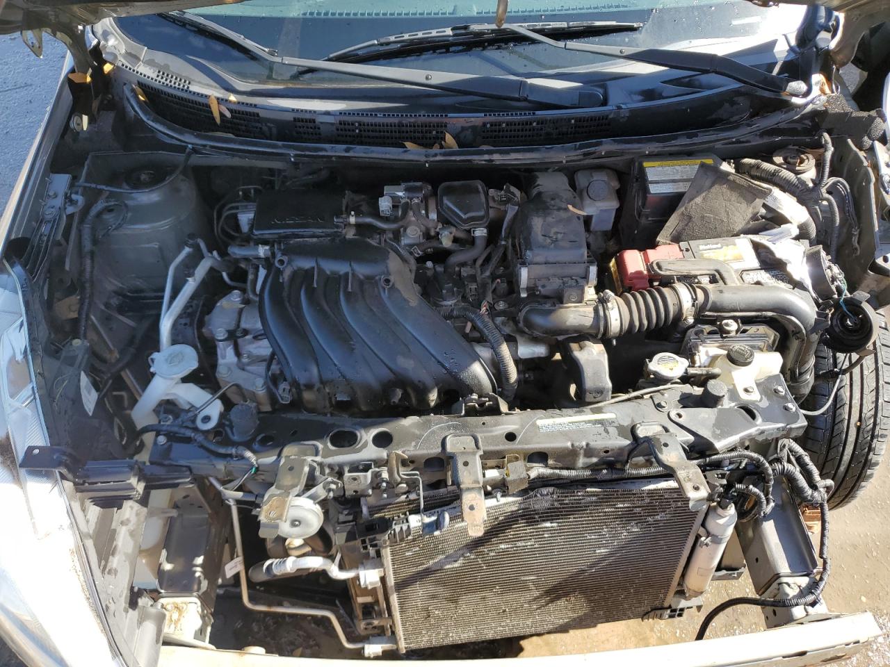 2016 Nissan Versa VIN 3N1CN7AP2GL850649 Copart auction photo, front end damage thumbnail 11