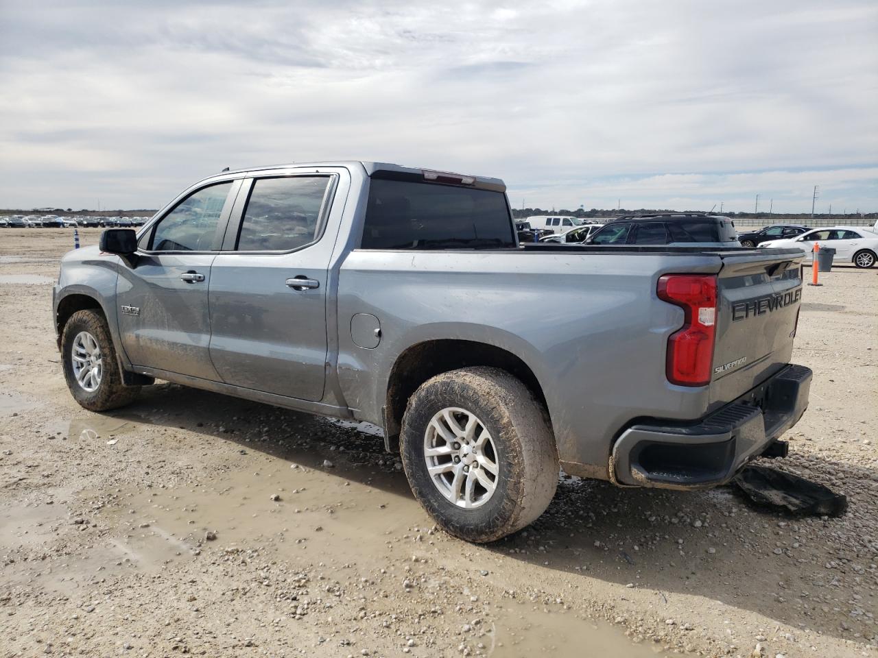 2021 Chevrolet Silverado VIN 3GCUYEED6MG330505 Copart auction photo, side / rear end damage thumbnail 2