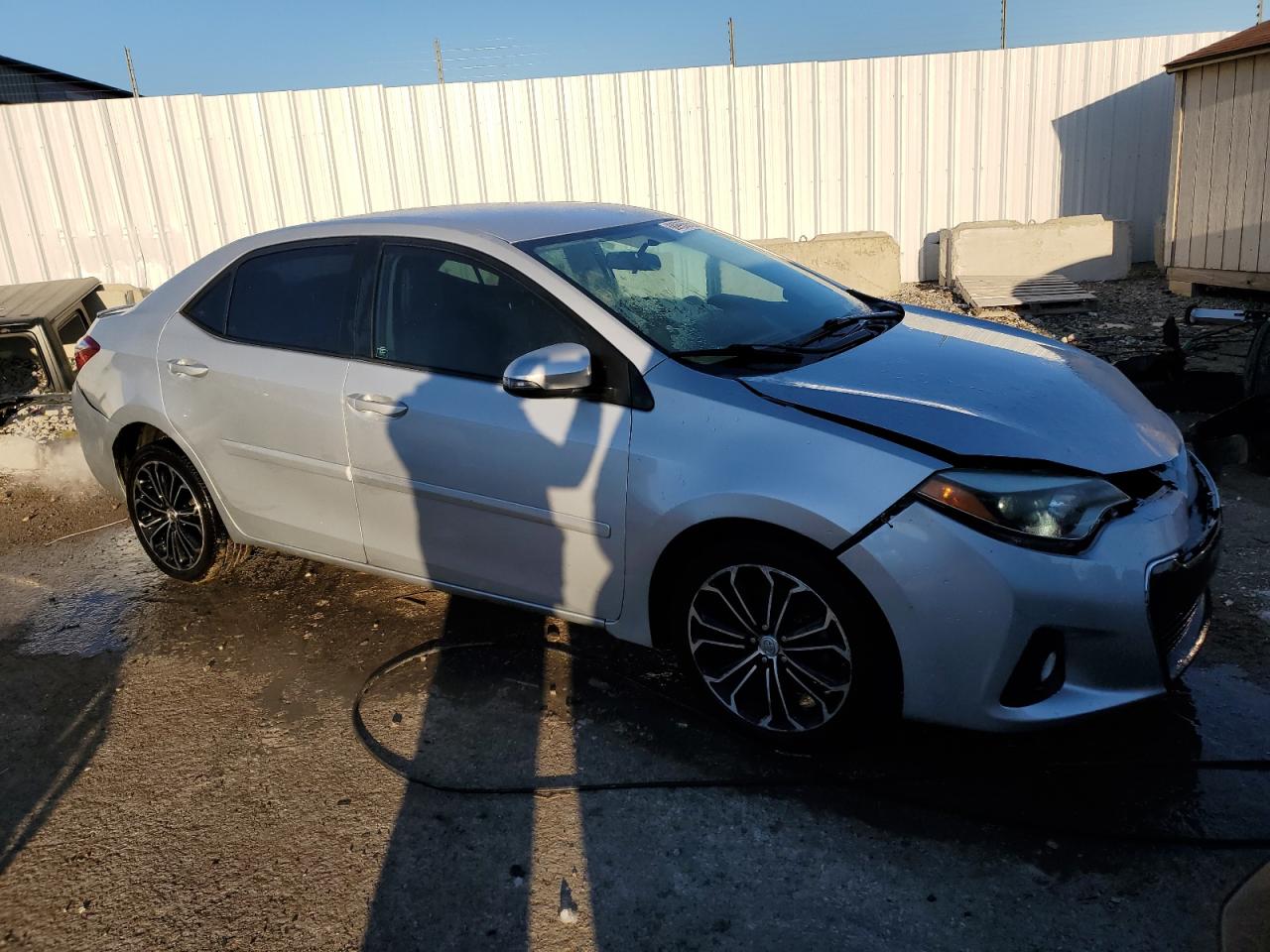 2016 Toyota Corolla VIN 2T1BURHE0GC704880 Copart auction photo, front end / rear end damage thumbnail 4
