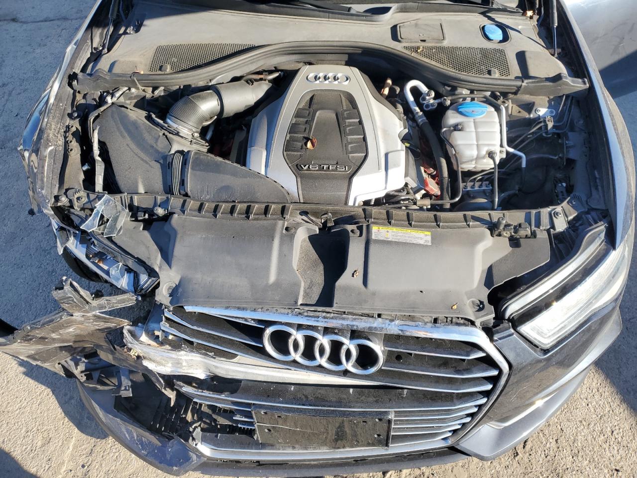 2016 Audi A6 VIN WAUFGAFC7GN196638 Copart auction photo, front end / minor dent/scratches damage thumbnail 11