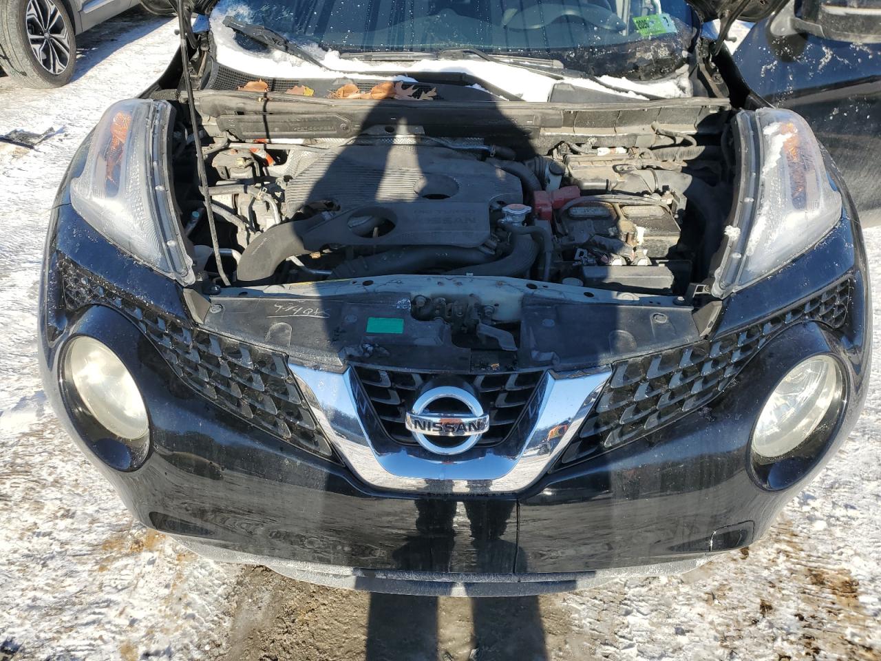 2015 Nissan Juke VIN JN8AF5MV9FT565977 Copart auction photo, top/roof / rear end damage thumbnail 12